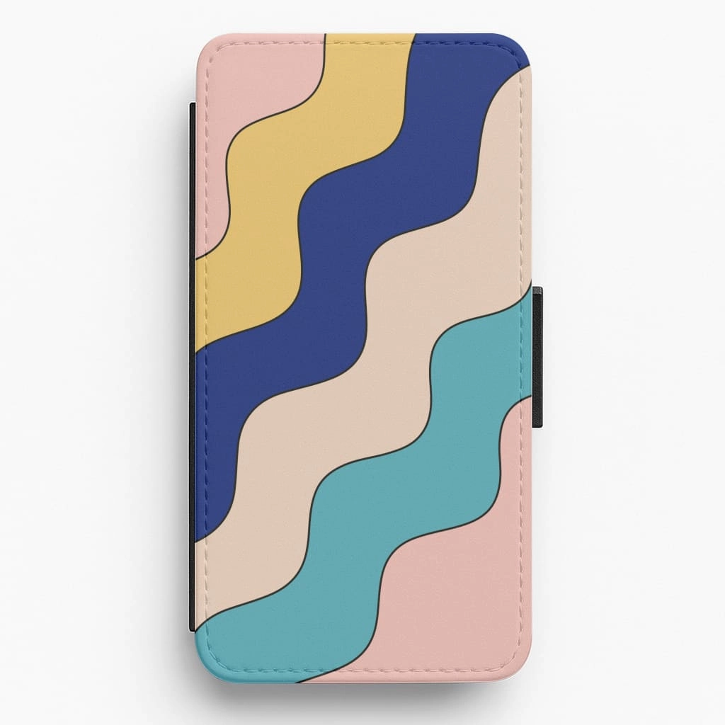 Psychedelic Pattern II Flip / Wallet Phone Case Soft Edge