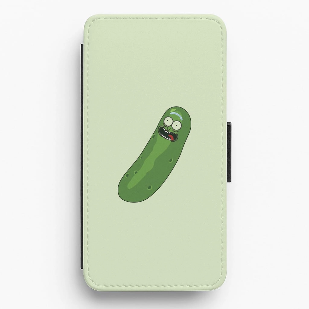 Elegant Look Comfort grip design Pickle Rick - RAM Flip / Wallet Phone Case