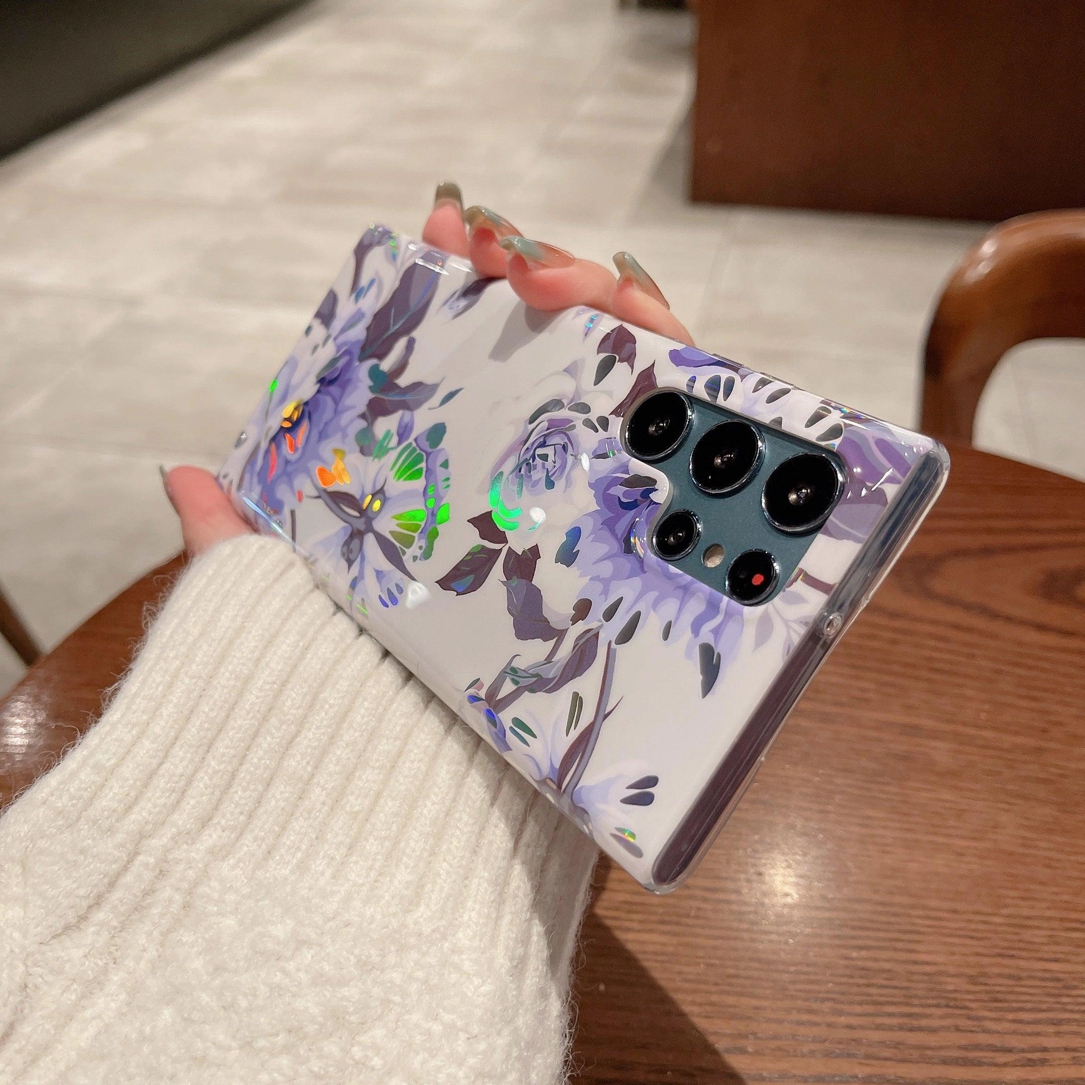 Hard Edge High protection Floral Laser