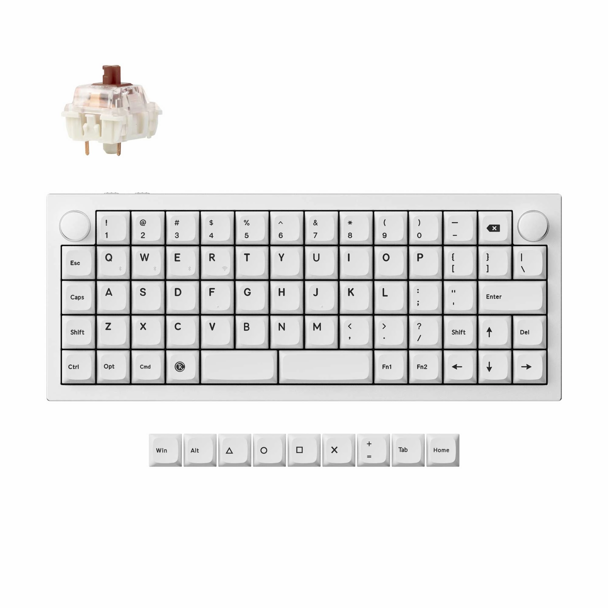 RGB Custom Effects Silent Mechanical Switch Keychron Q15 Max QMK Wireless Custom Mechanical Keyboard