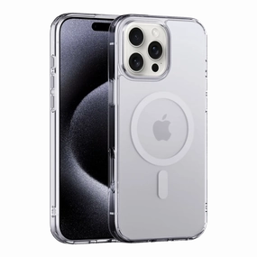 Gloss Finish Design Grip Enhanced Thin iPhone 16 Pro Max Clear Case with MagSafe