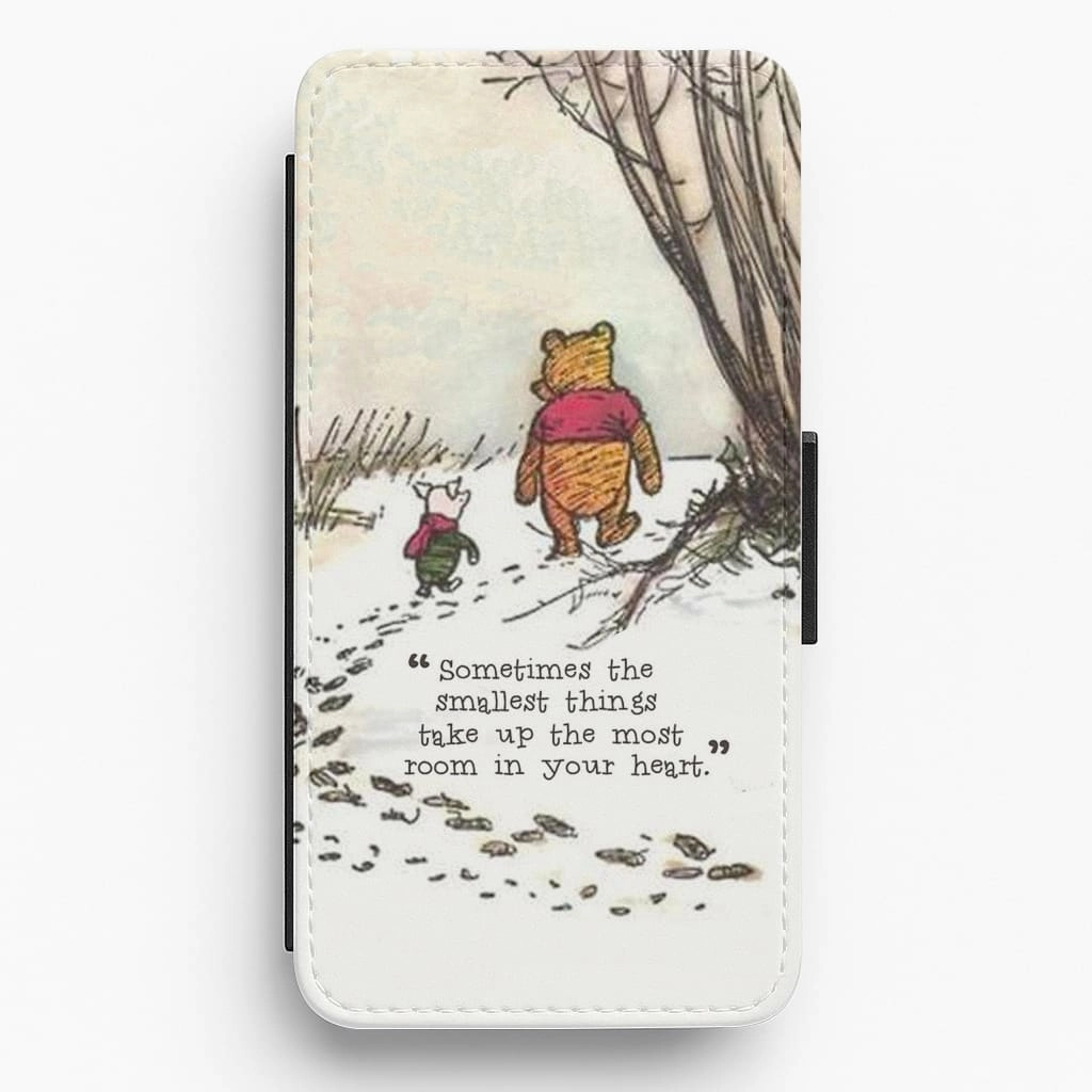 Tough Grip Hybrid Shield Sometimes The Smallest Things Flip Wallet Phone Case