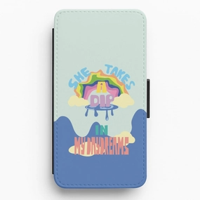 Space Monkey Flip / Wallet Phone Case Shock Resistant