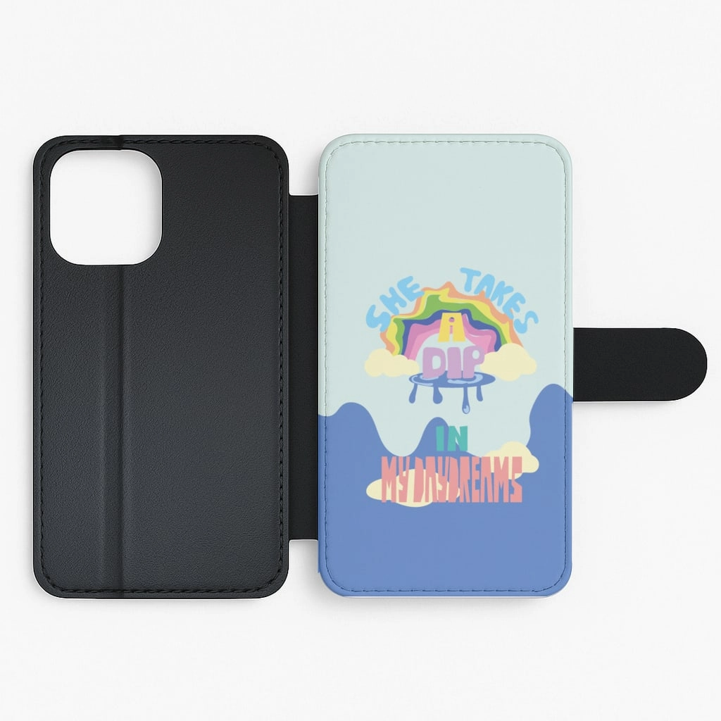 Bold colors Elegant Pattern Space Monkey Flip / Wallet Phone Case