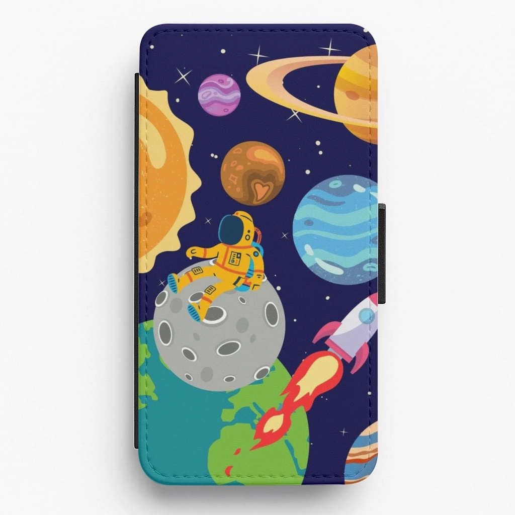 Luxury Finish Texture Space View  Flip / Wallet Phone Case