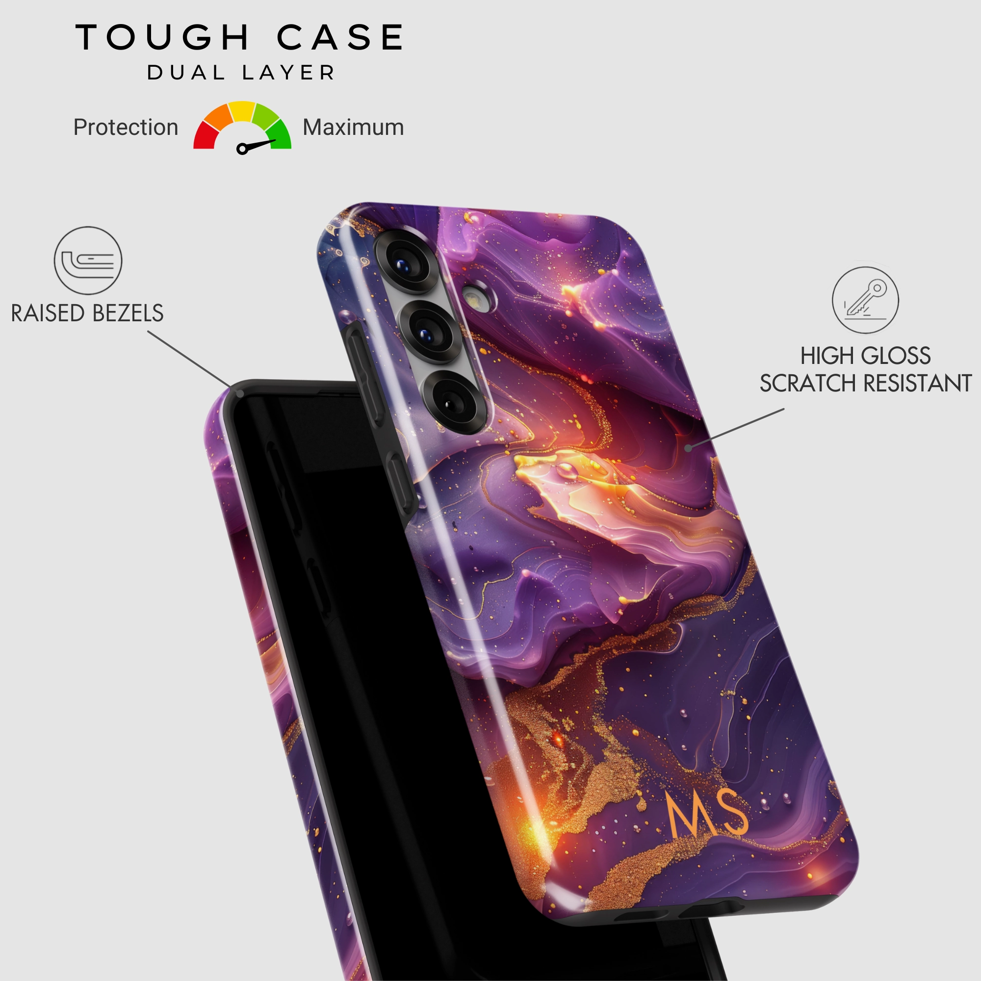 Flexible Pattern Textured Detail Starlit Ember