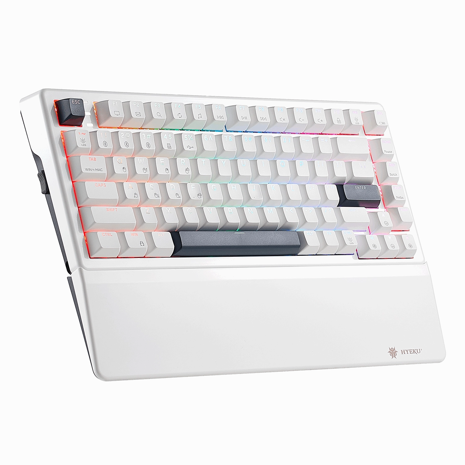 Steel Plate Hexgears E2 Pro Tenkeyless Keyboard with RGB Lighting FPS Macro Keys Keyboard Weight Setup