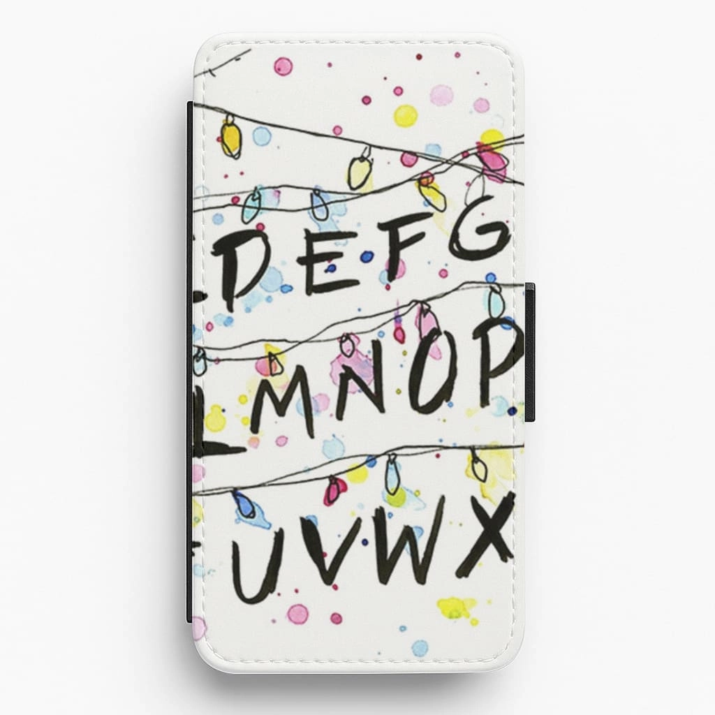 Refined Form Simple Style Stranger Wall Lights Flip / Wallet Phone Case