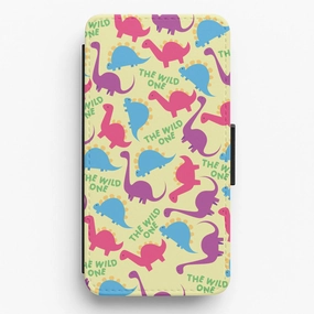 Travel Companion Flexible Design The Wild One - Dinosaurs Flip / Wallet Phone Case