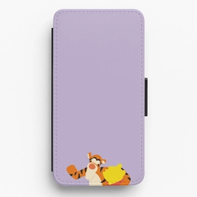 Strong Surface Polished Edge Tiger and Winnie - Winnie Flip / Wallet Phone Case