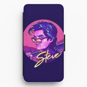 Minimal Pattern Texture Luxury Feel Steve Harrington Flip / Wallet Phone Case