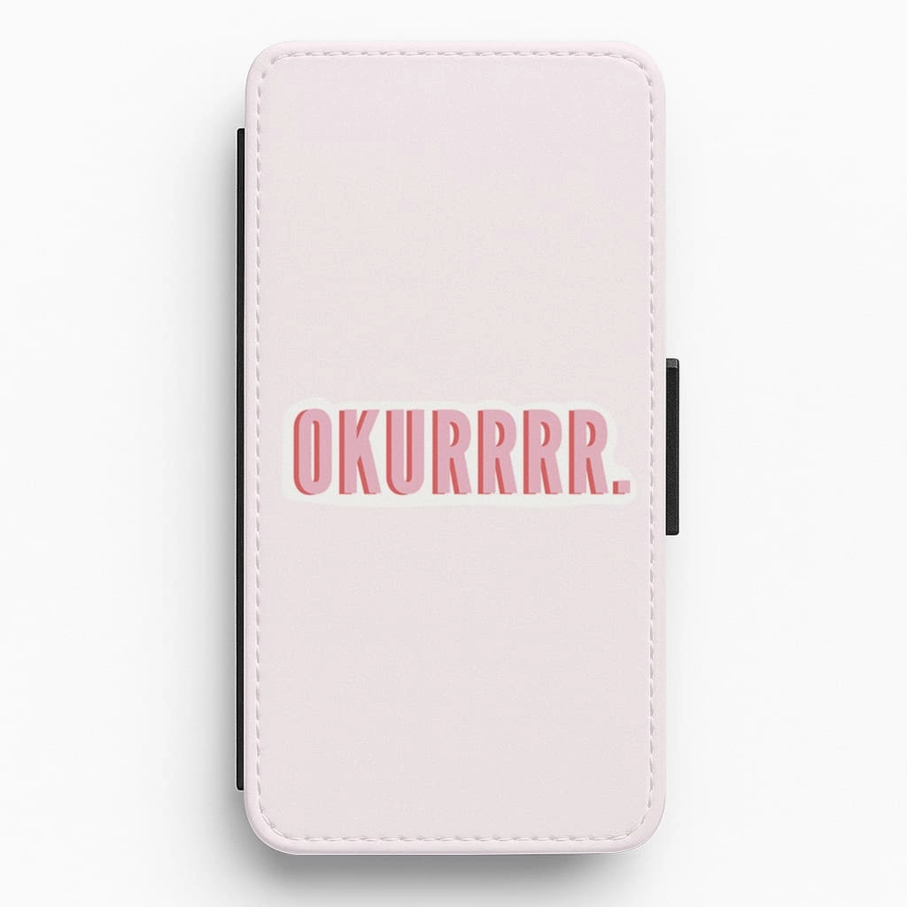 Okurrrr - Cardi B Flip / Wallet Phone Case Shock Surface Layer