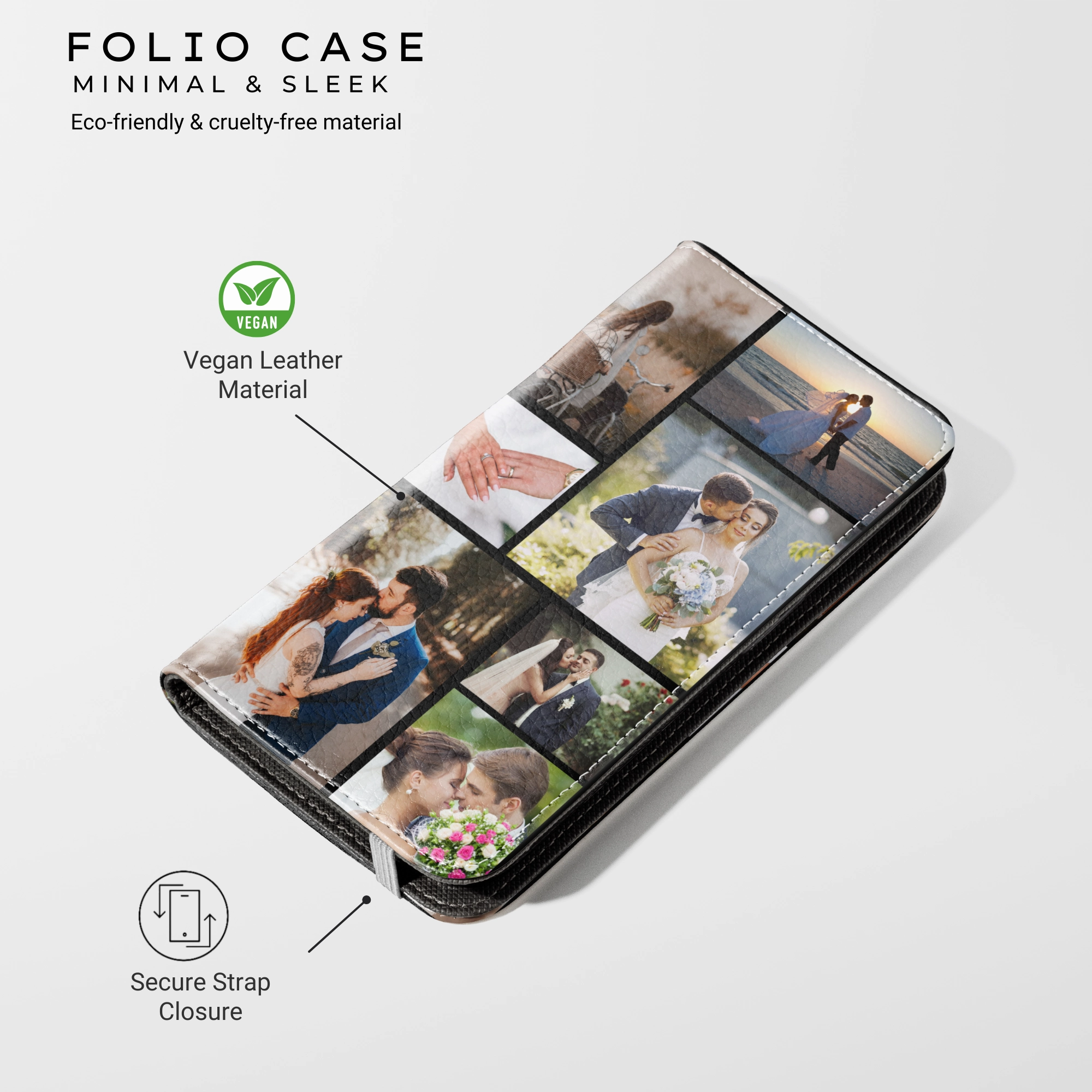 Soft Frame Creative Form Custom Wallet Case