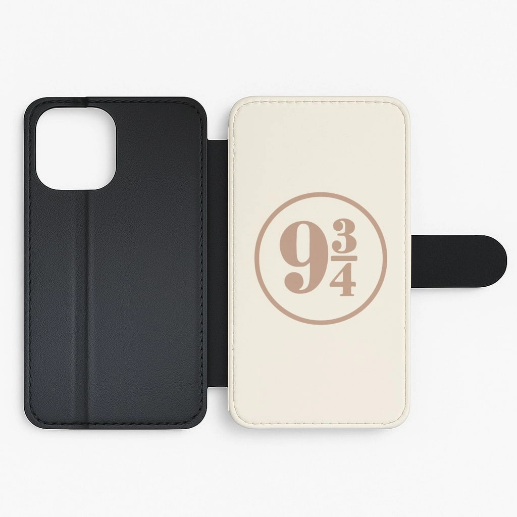 Platform Nine And Three Quaters Flip / Wallet Phone Case Vivid Coloration Polished Detail