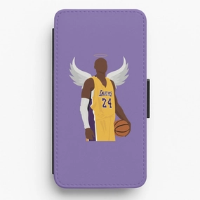 Kobe with wings - Basketball Flip / Wallet Phone Case Waterproof Design