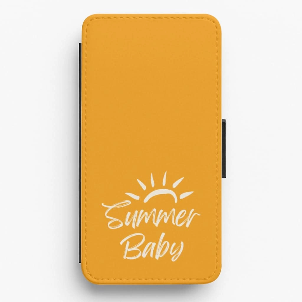 Summer Baby Flip / Wallet Phone Case Drop Defense