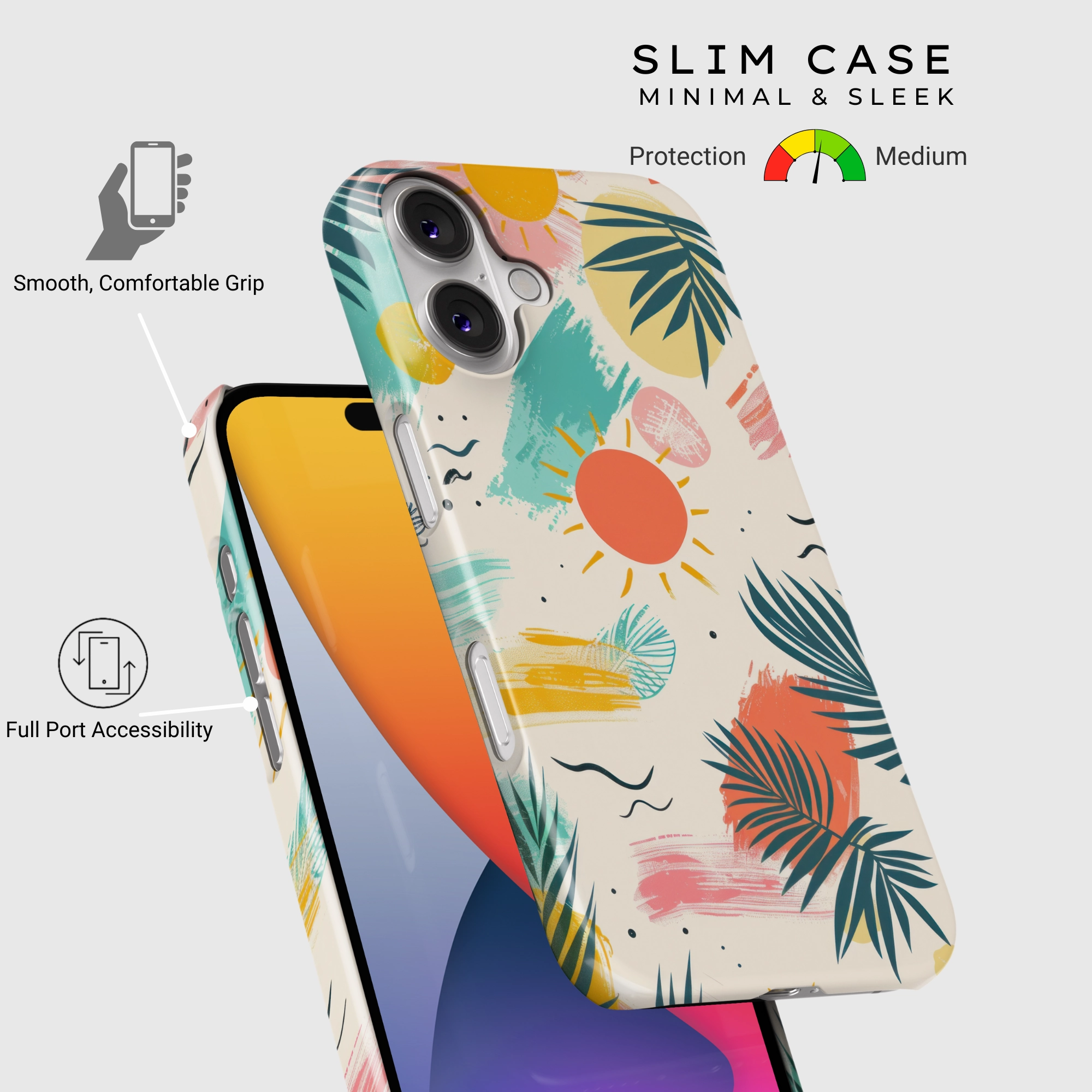 Protective Form Texture Modern Finish Sun Chase