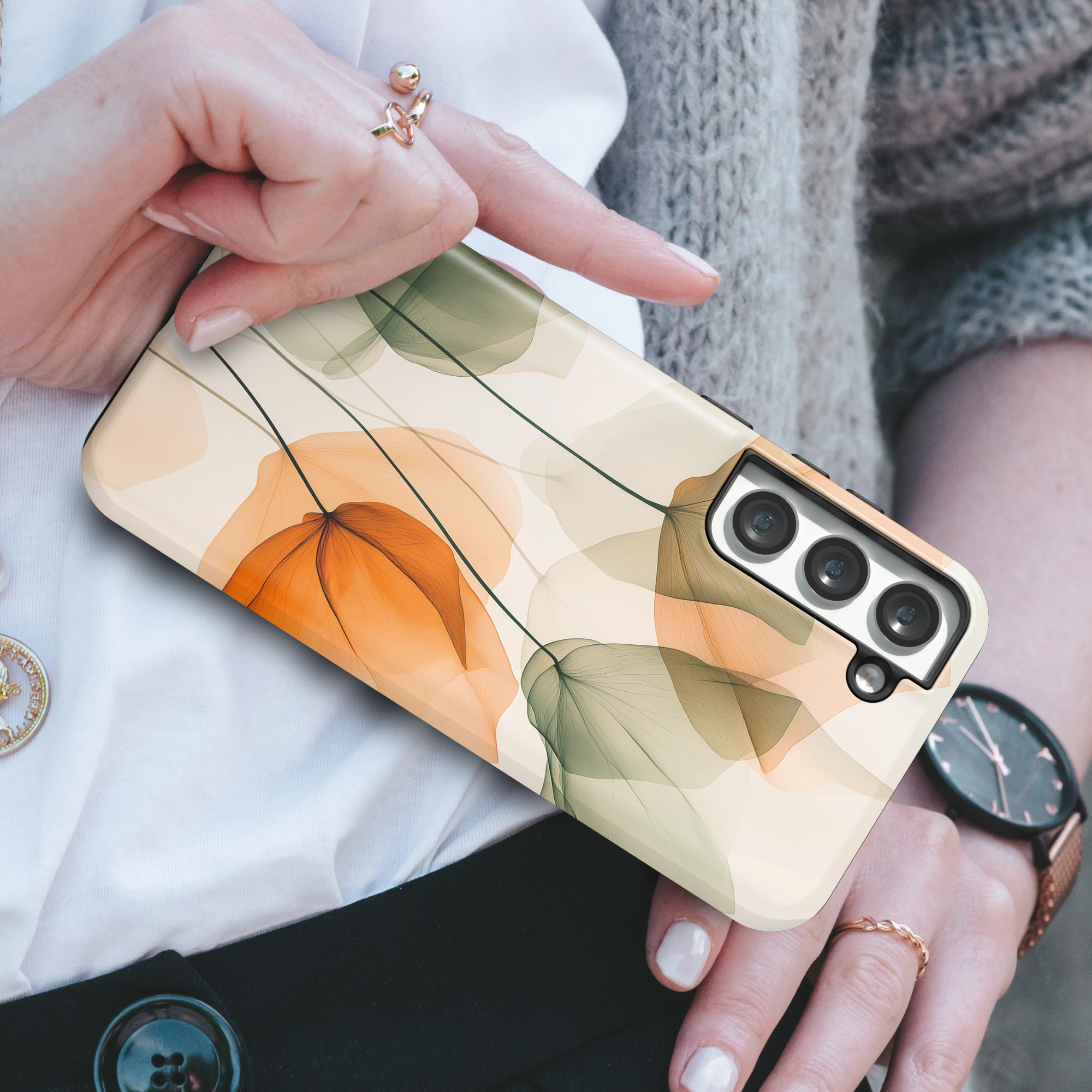 Sleek Surface Sunset Petal Dance