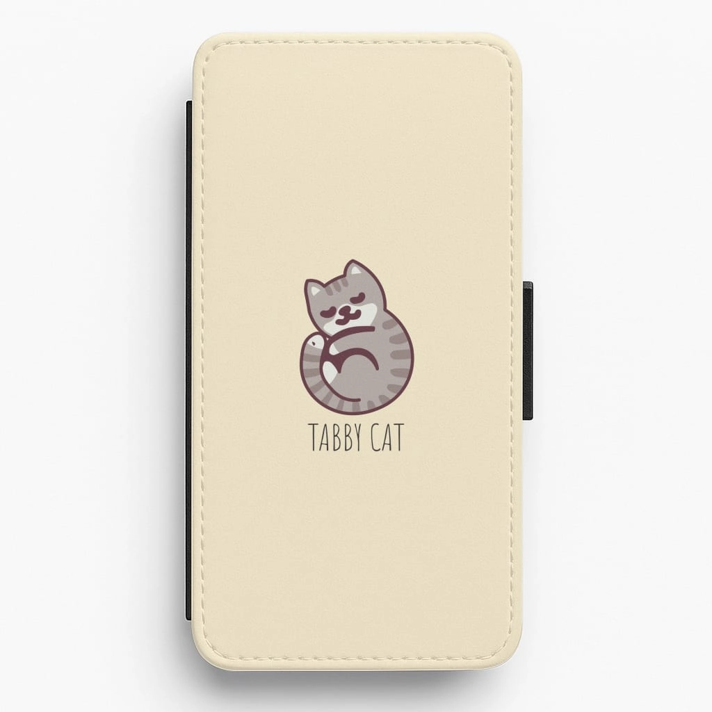 Tabby Cat - Cats Flip / Wallet Phone Case Lightweight Feel