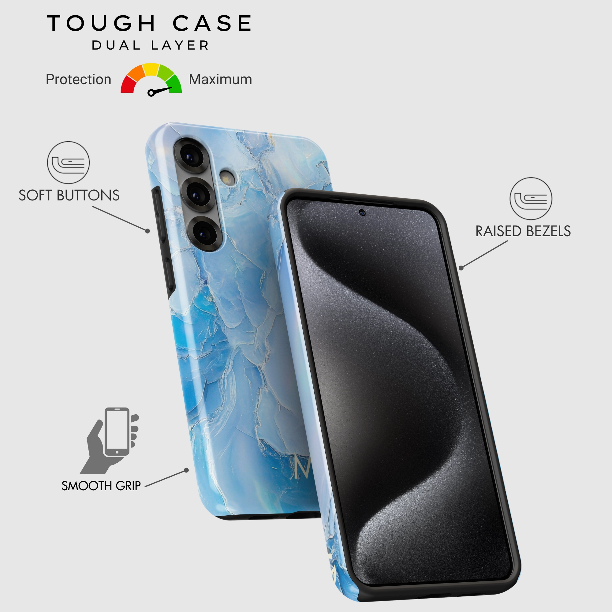 Ice Veil Sleek Edge Design Soft Design