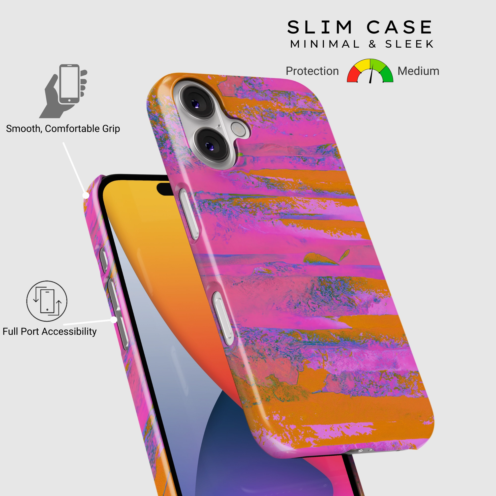 Matte Design Texture Minimal Touch Tangerine Dream