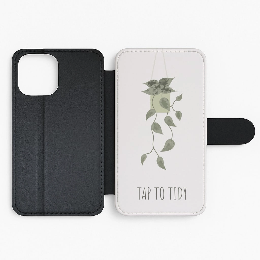 Tap To Tidy Flip / Wallet Phone Case Comfort Detail Simple Style
