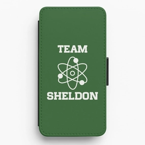 Team Sheldon - Sheldon Flip / Wallet Phone Case Gloss Surface Glossy Finish Look