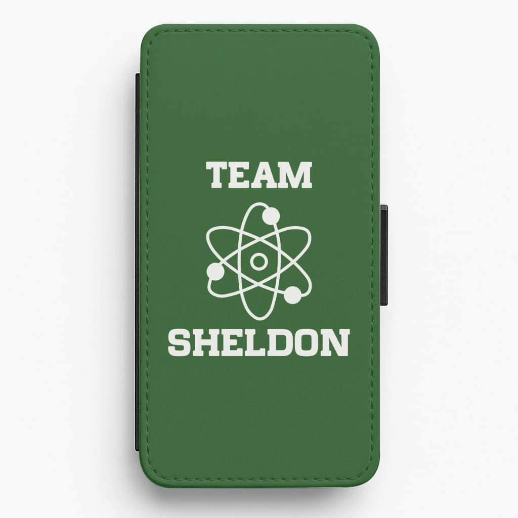 Team Sheldon - Sheldon Flip / Wallet Phone Case Gloss Surface Glossy Finish Look