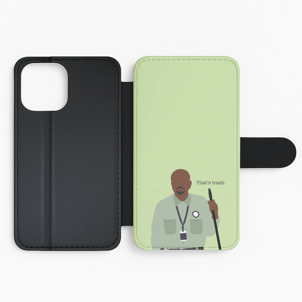 Durable Shell That's Trash Flip / Wallet Phone Case