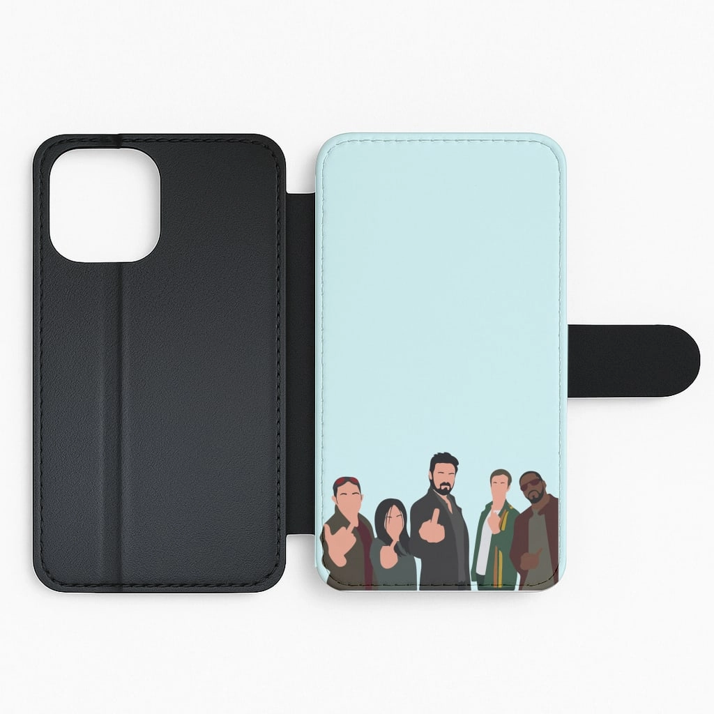 The Boys Flip / Wallet Phone Case Casual Wear Matte Design Texture