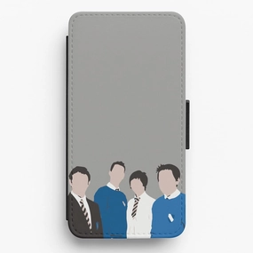 Ergonomic Texture The Cartoon Inbetween Flip / Wallet Phone Case