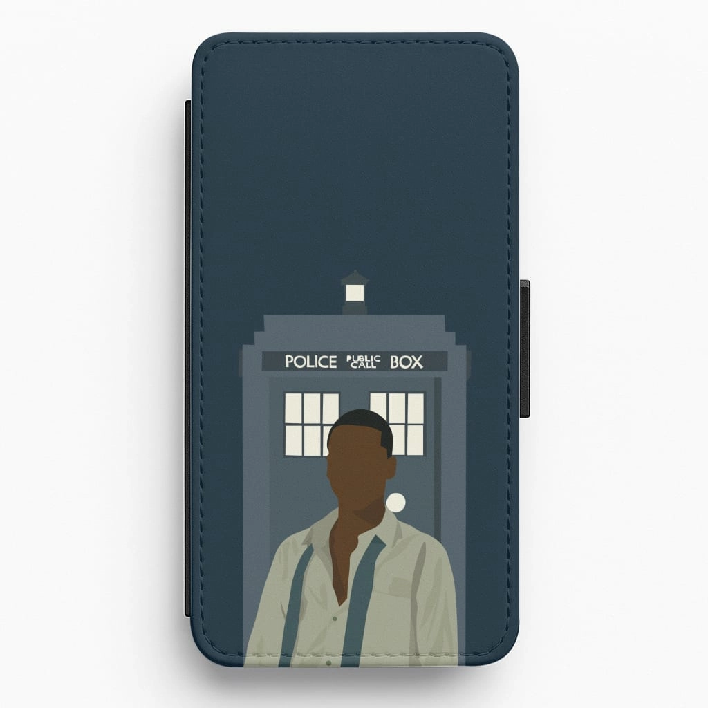 The Doctor Flip / Wallet Phone Case Elegant Layer Texture
