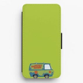 Hybrid Pattern Texture The Mystery Machine - Scoob Flip / Wallet Phone Case
