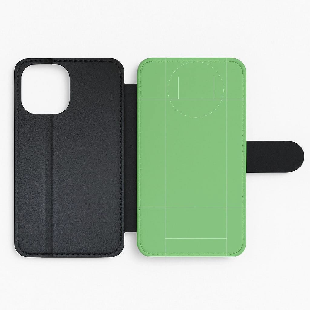 The Pitch - Cricket Flip / Wallet Phone Case Stylish Choice