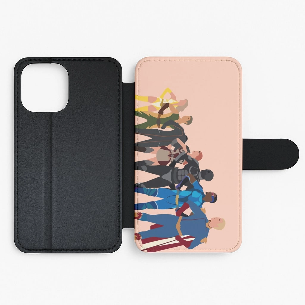 The Seven Flip / Wallet Phone Case Magnetic Mount Protective Edge