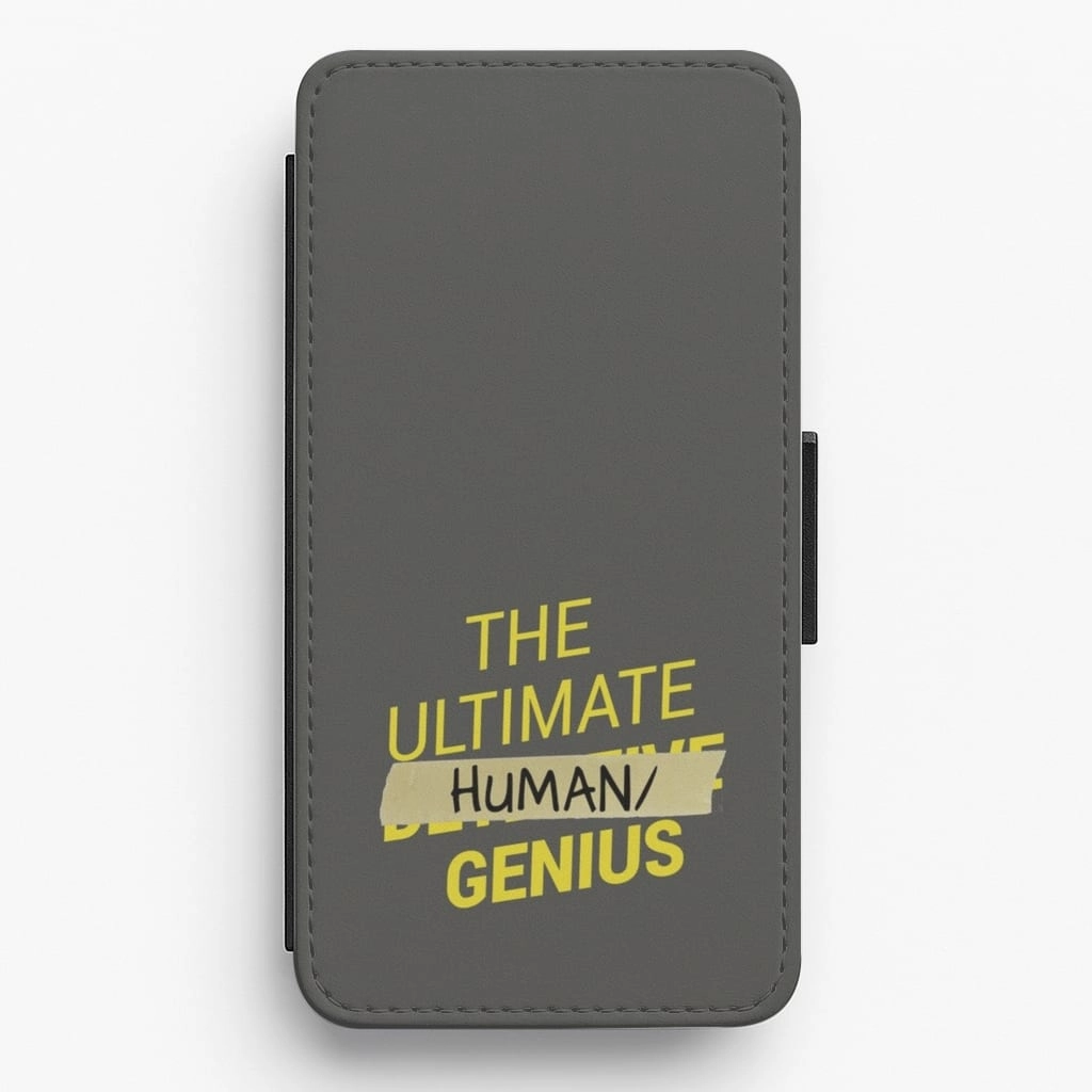 The Ultimate Human Genius - B99 Flip / Wallet Phone Case Soft Grip Finish