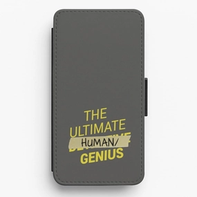 The Ultimate Human Genius - B99 Flip / Wallet Phone Case Soft Grip Finish