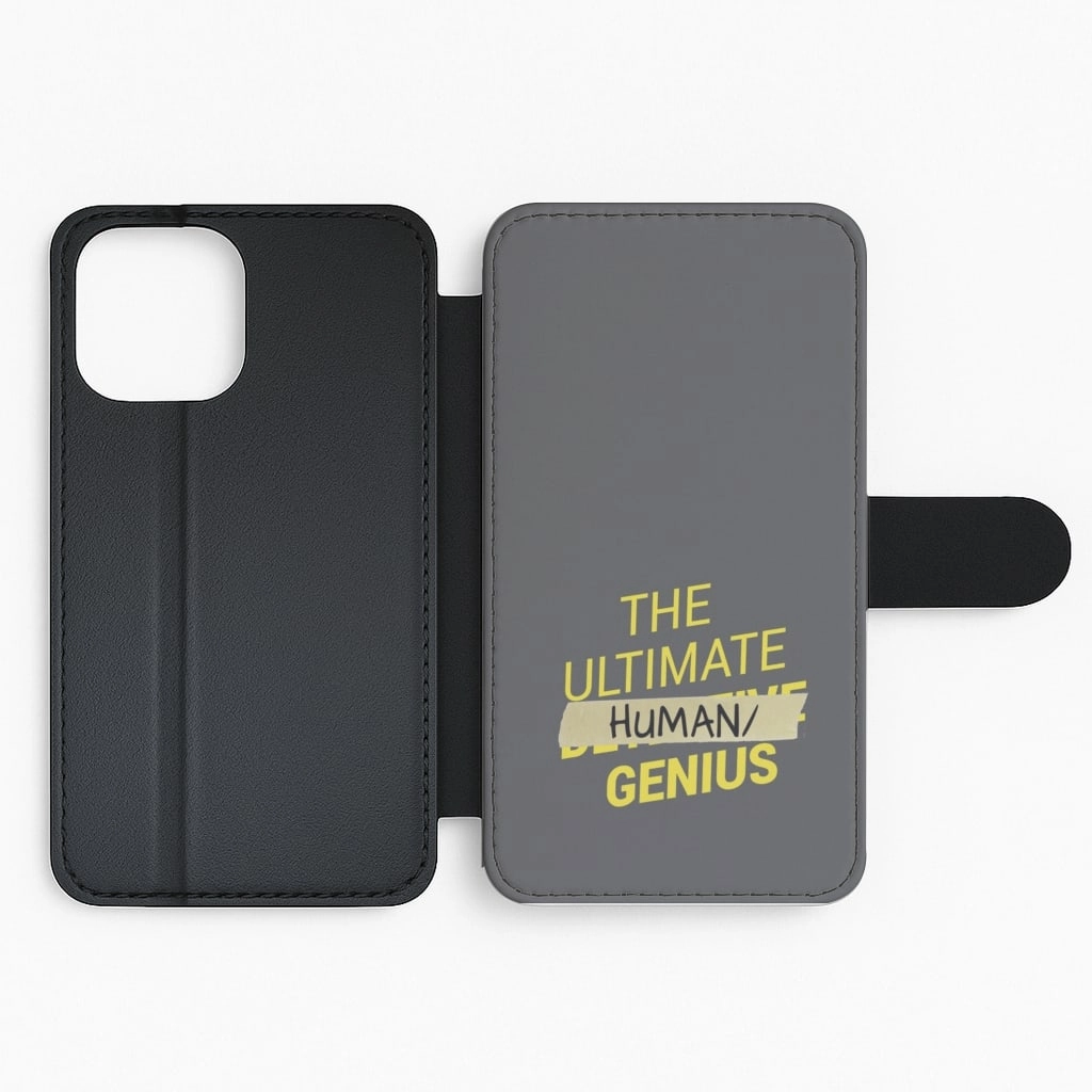 Luxury Layer Texture The Ultimate Human Genius - B99 Flip / Wallet Phone Case