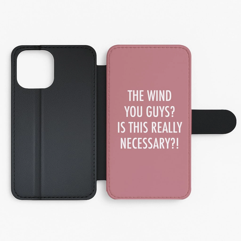 Polished Detail The Wind You Guys - Kardashian Flip / Wallet Phone Case