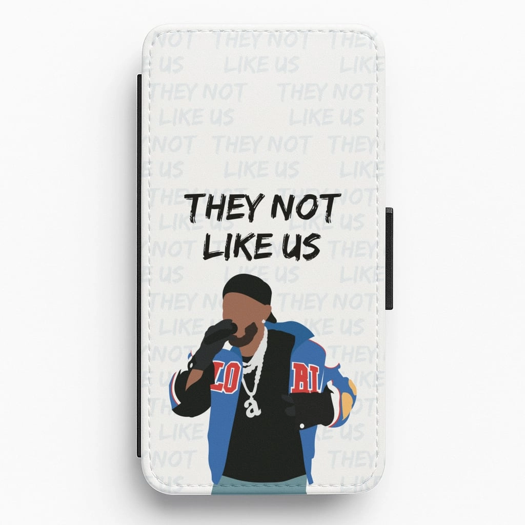 They Not Like Us Flip / Wallet Phone Case Lightweight Protection Smooth Shield