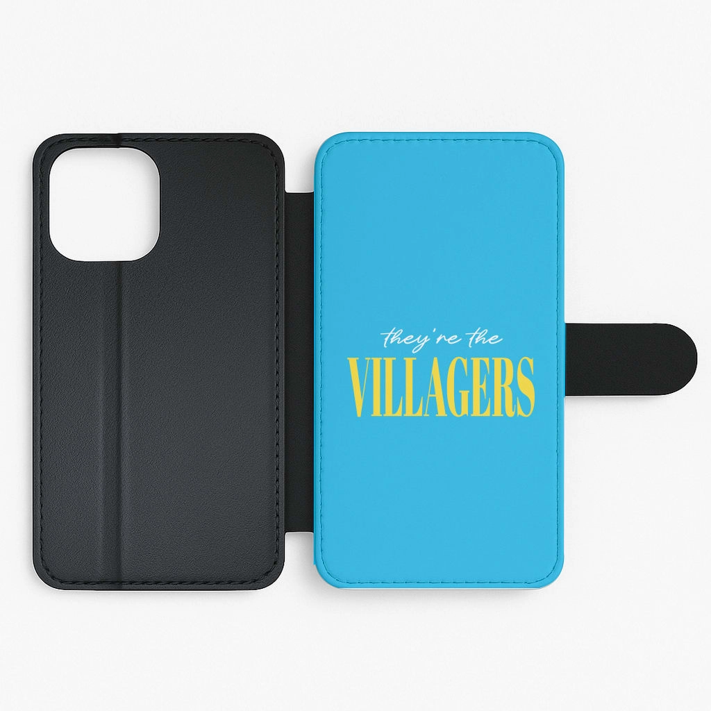 They're The Villagers Blue Flip / Wallet Phone Case Urban Fashion High Quality