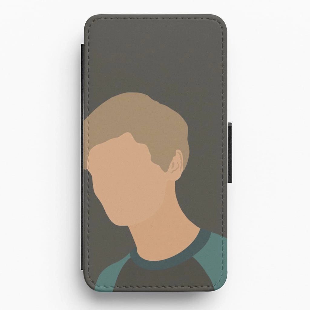 Comfort Finish Hybrid Pattern Design Thomas Brodie-Sangster Cartoon Flip / Wallet Phone Case