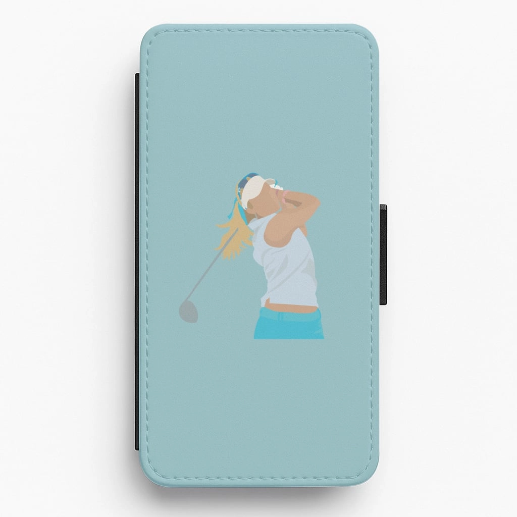Refined Pattern Thompson - Golf Flip / Wallet Phone Case