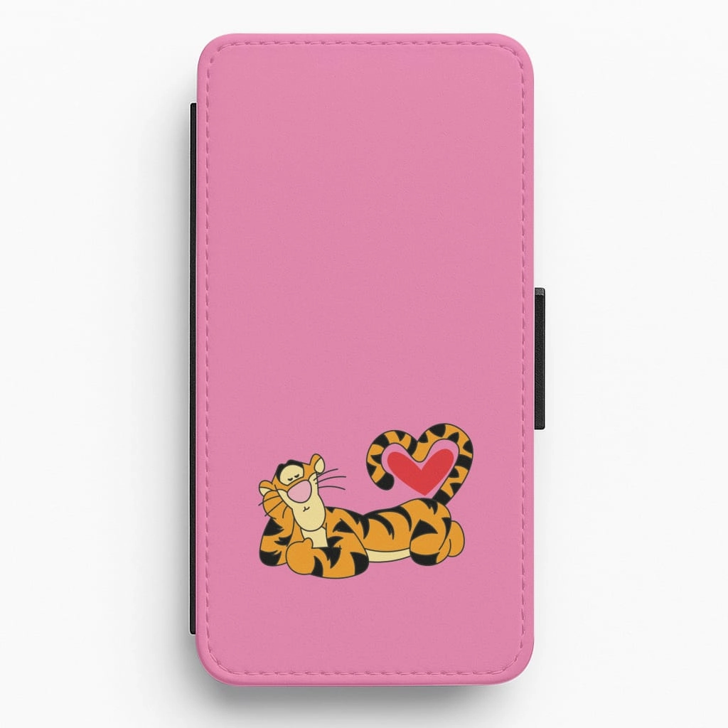 Tiger Valentine's Flip / Wallet Phone Case metal frame