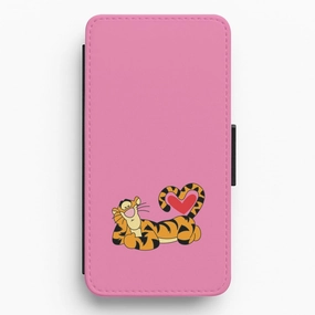 Tiger Valentine's Flip / Wallet Phone Case metal frame