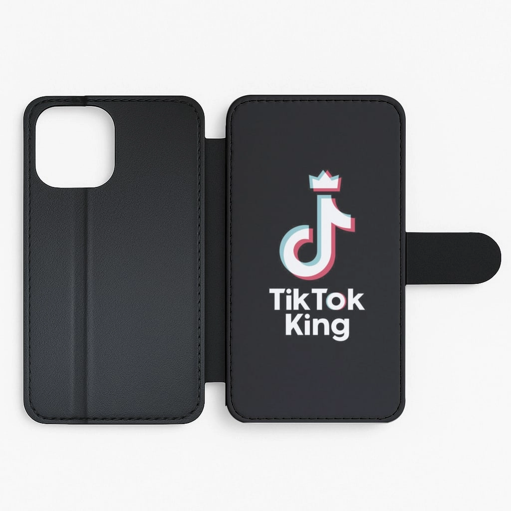 Hybrid Frame TikTok King Flip / Wallet Phone Case