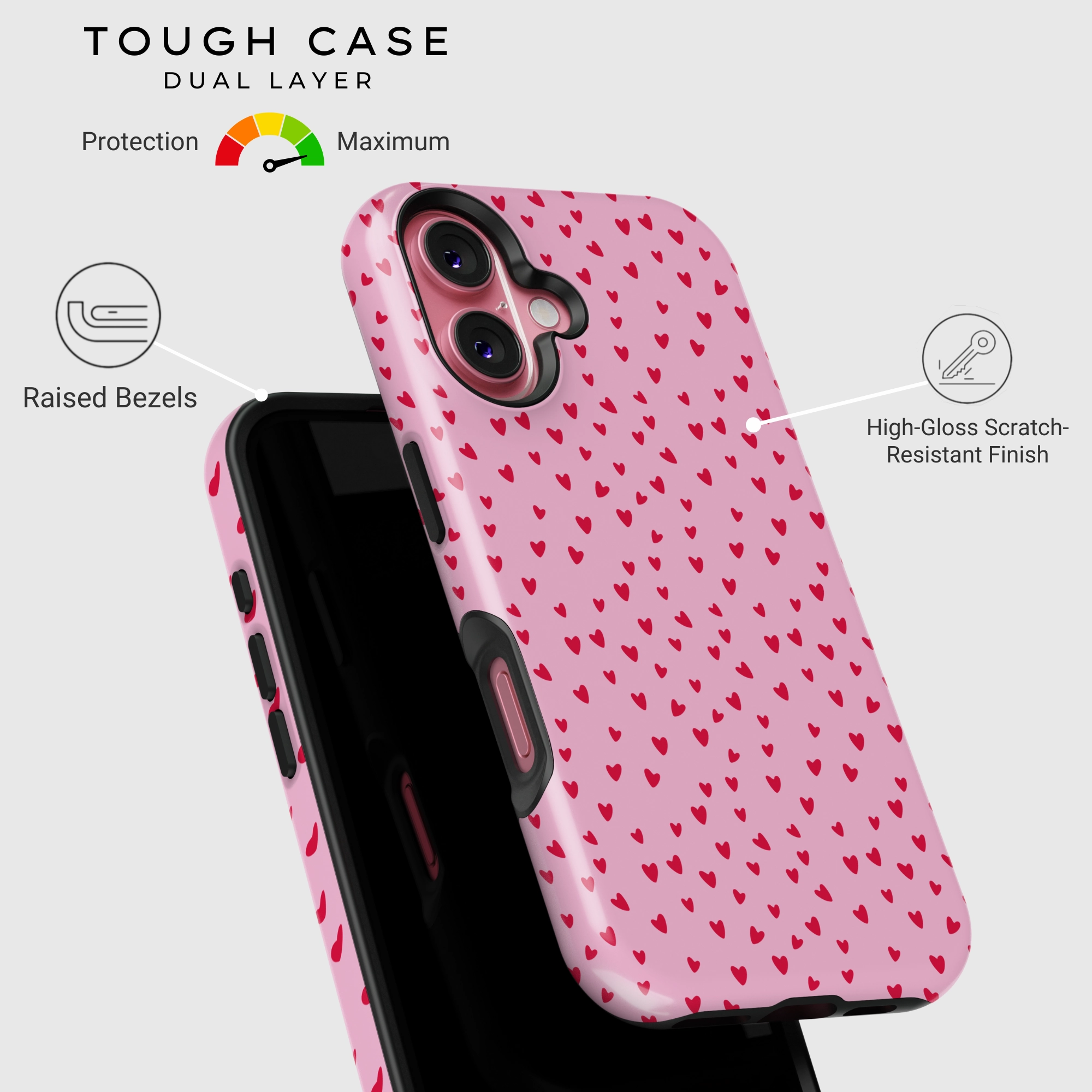 Pink Affair Durable Build Simple Style