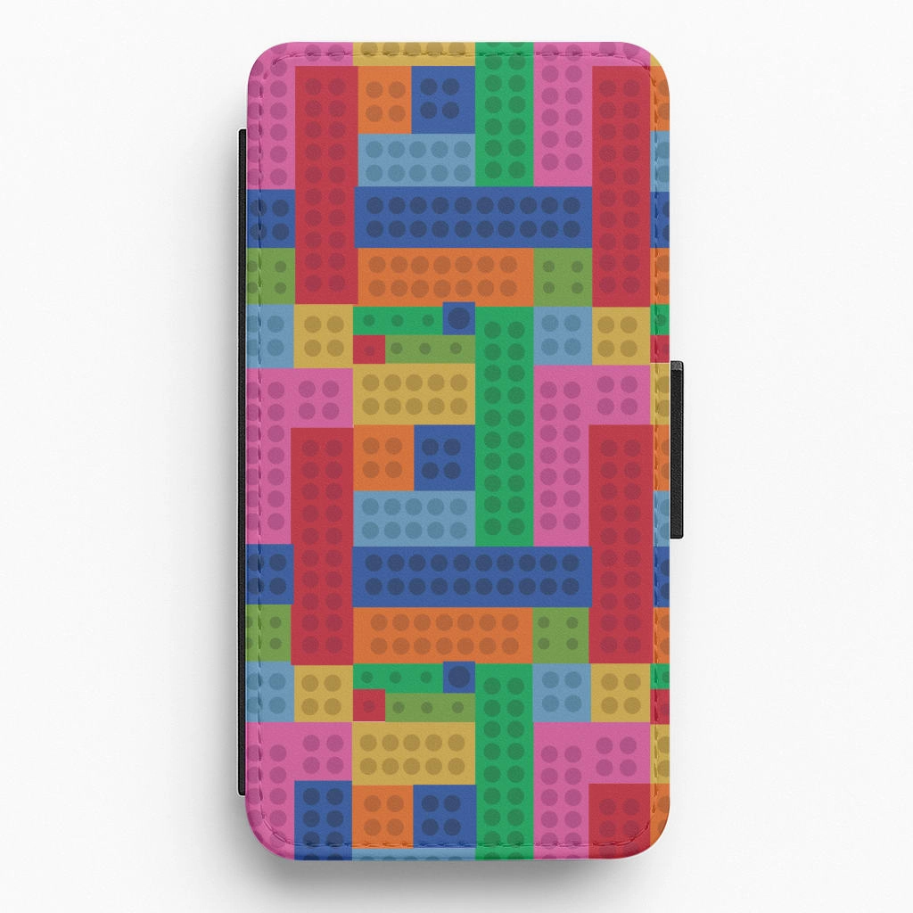 Tough Frame Brick Board Flip / Wallet Phone Case