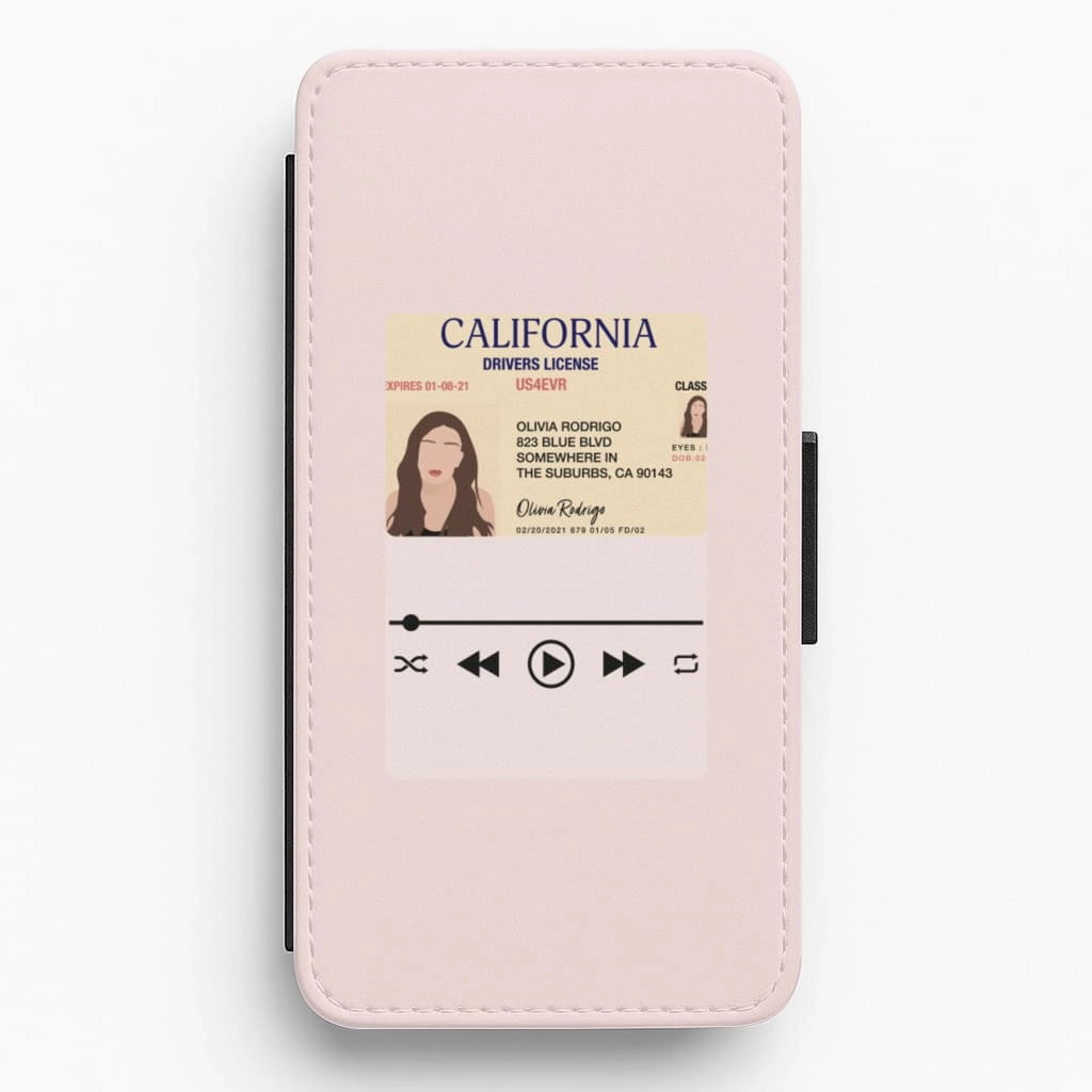 Drivers License - Olivia TikTok Flip / Wallet Phone Case Stylish Texture