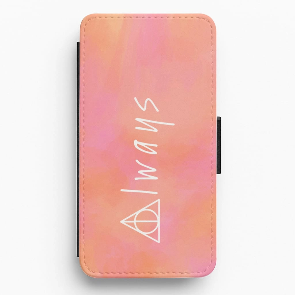 Deathly Always Flip / Wallet Phone Case Comfort Edge Smooth Shield